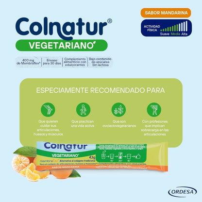 COLNATUR Vegetariano Sabor Mandarina 30 Sobres-4