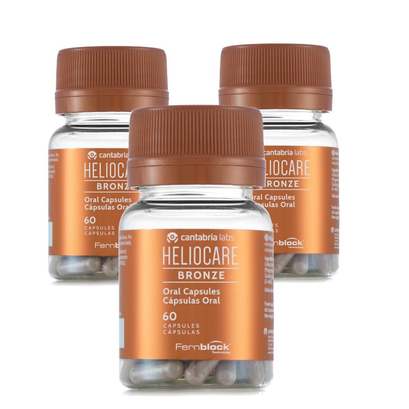 HELIOCARE Bronze Cápsulas Fotoprotección Oral 3x60 Cápsulas-1