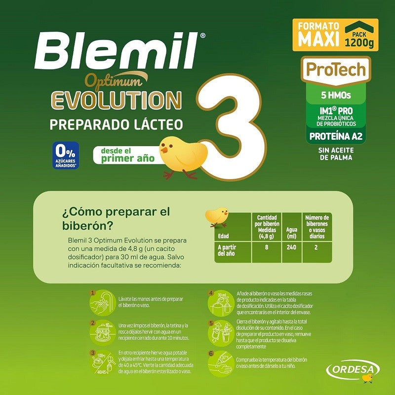 BLEMIL 3 Optimum Evolution Leche de Crecimiento 1200 gr-6