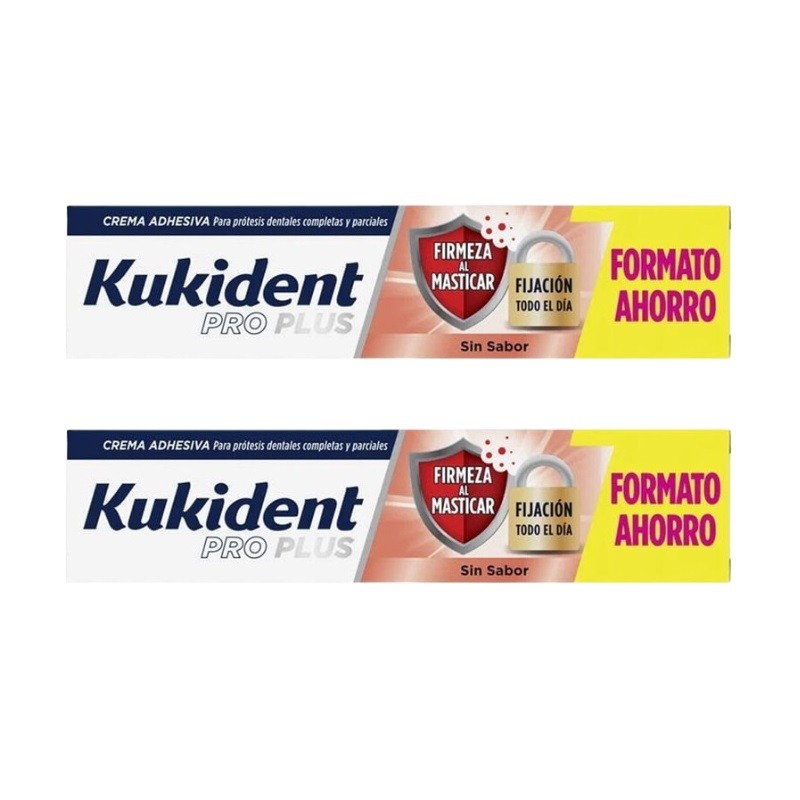 KUKIDENT Pro Plus La Mejor Fijación Duplo 2x60 g-1
