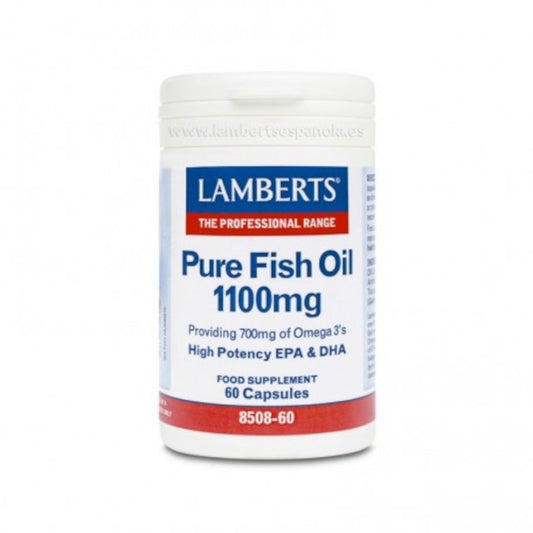 Lamberts Aceite de Pescado Puro 1100 mg 60 Cápsulas-1