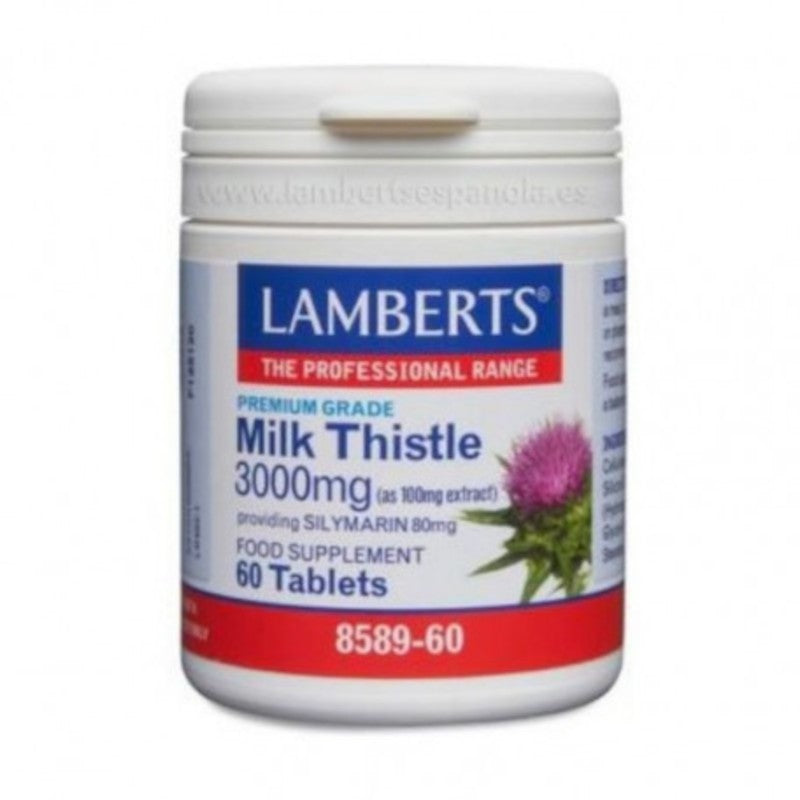 Lamberts Cardo Mariano 3000 mg 60 Tabletas-1