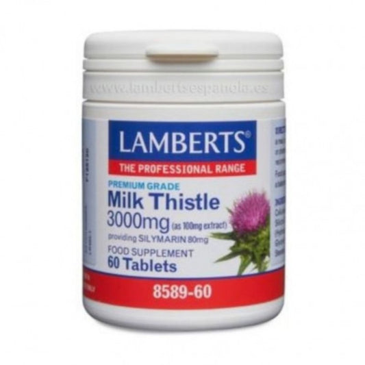 Lamberts Cardo Mariano 3000 mg 60 Tabletas-1