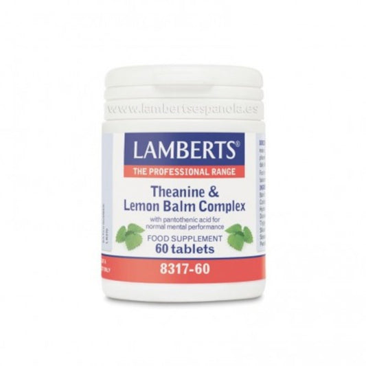 Lamberts Complejo de Teanina y Bálsamo de Limón 60 Comprimidos-1