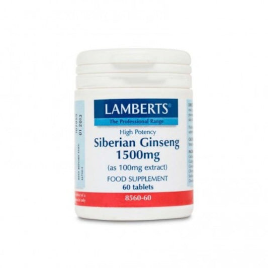 Lamberts Ginseng Siberiano 1500 mg 60 Comprimidos-1