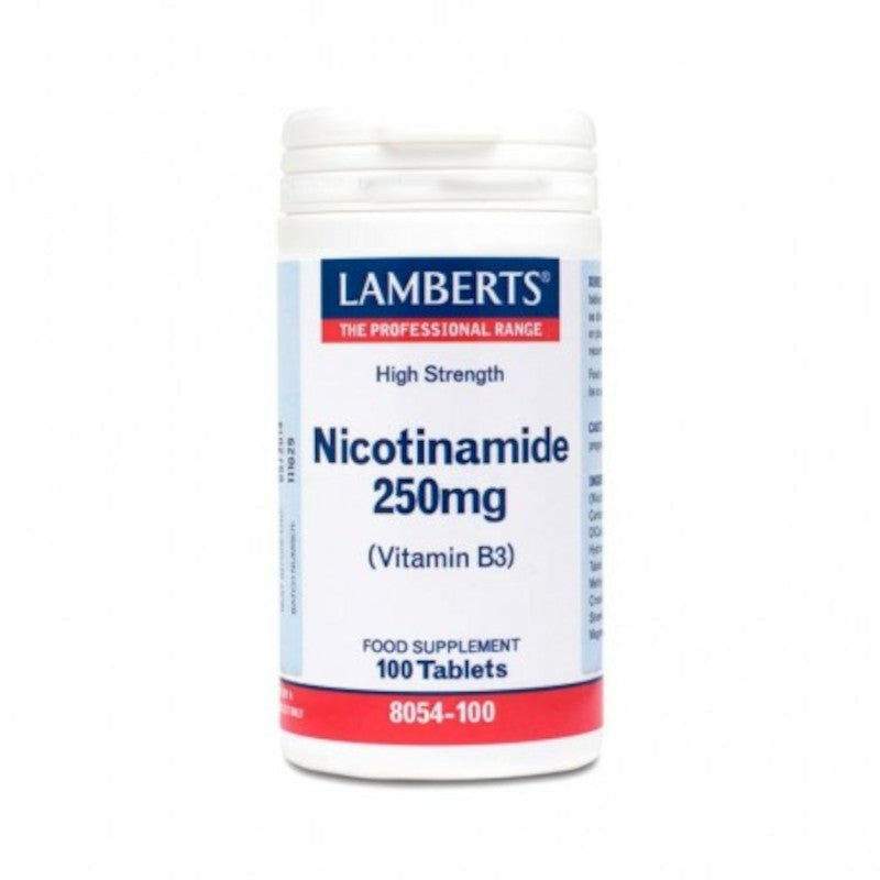 Lamberts Nicotinamida 250 mg 100 Comprimidos-1