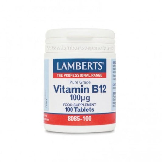 Lamberts Vitamina B12 100 mcg 100 Comprimidos-1
