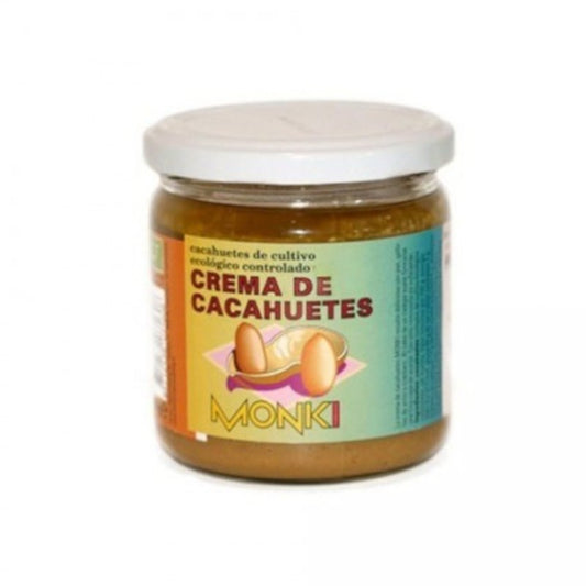 Monki Crema de Cacahuetes Bio 330 g-1