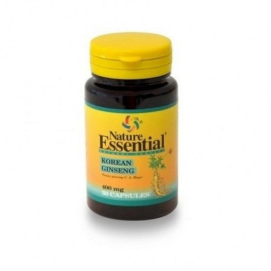 Nature Essential Ginseng Koreano 400 mg 50 Cápsulas-1