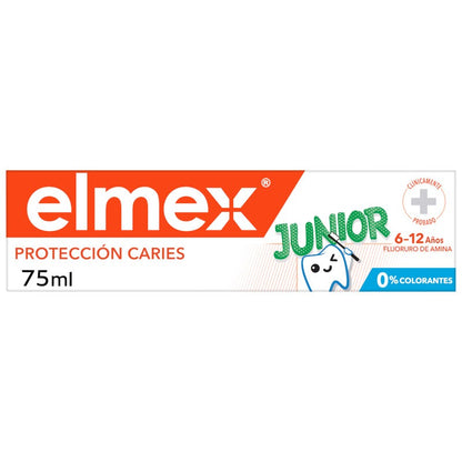 ELMEX Pasta de Dientes Anticaries Junior 6-12 años 75ml-12