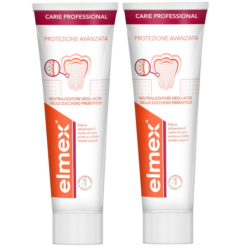 ELMEX Pasta de Dientes Anticaries Profesional Duplo 2x75 ml-1