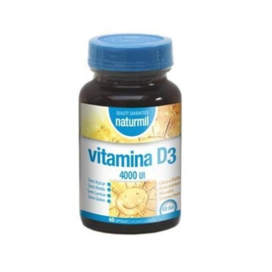 Naturmil Vitamina D3 4000 UI 60 Cápsulas-1
