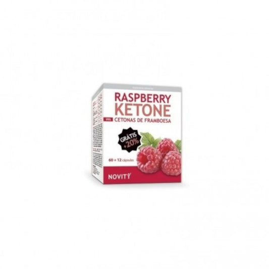 Novity Raspberry Ketone Frambuesa 60+12 Cápsulas-1