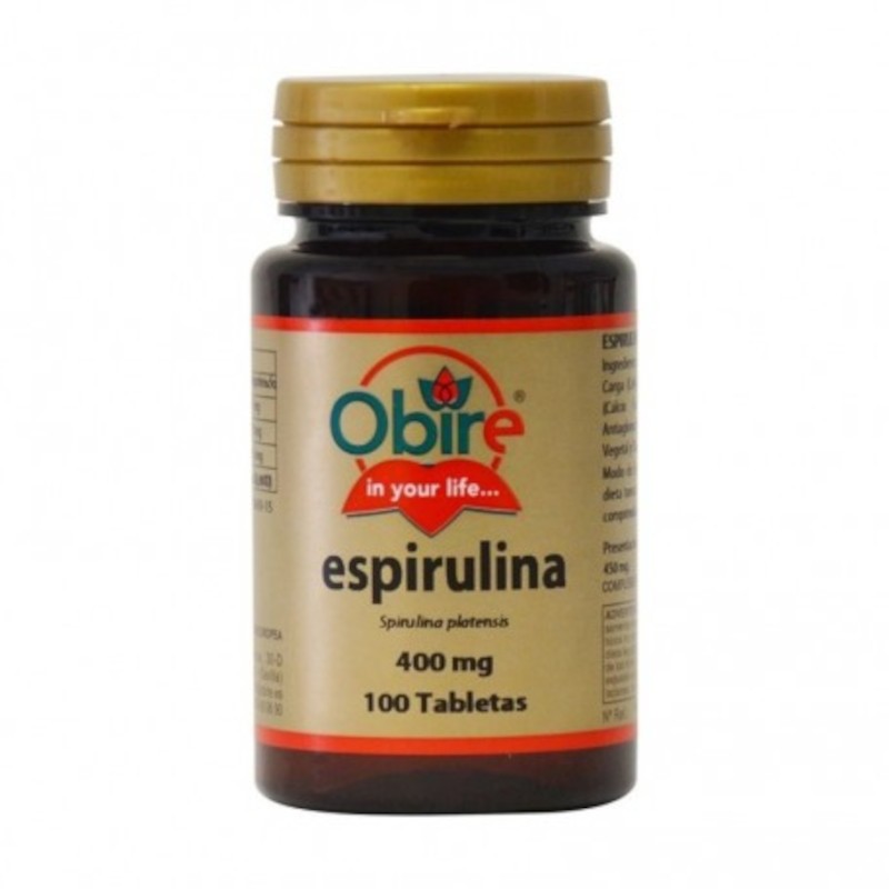 Obire Espirulina 400 mg 100 Comprimidos-1