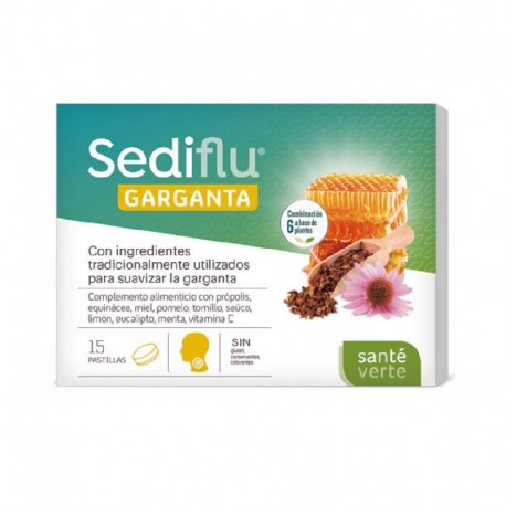 Santé Verte Sv Sediflu Garganta Pastillas 15 ud-1