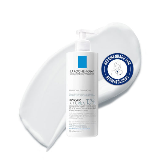 LIPIKAR Lait Urée 10% Leche Corporelle 400 ml - LA ROCHE POSAY