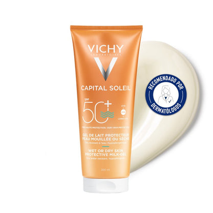 VICHY Capital Soleil Gel Fundente SPF50 Piel Mojada 200ml-1