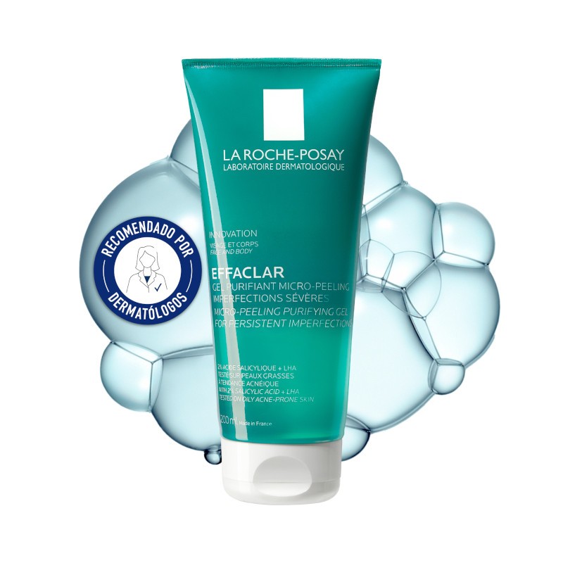 EFFACLAR Gel Purificante Micro-Exfoliante Piel Grasa 200ml - La Roche Posay-1