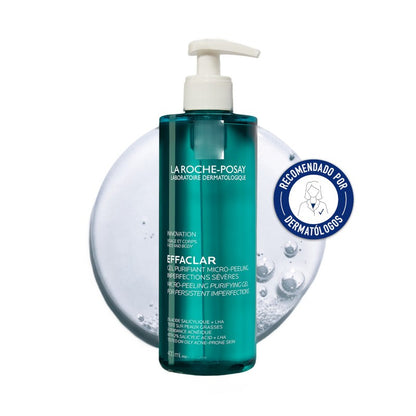 EFFACLAR Gel Purificante Micro-Exfoliante Piel Grasa 400ml - La Roche Posay-1