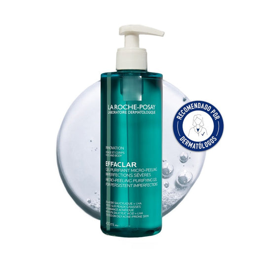 EFFACLAR Gel Micro-Exfoliant Purifiant Peaux Grasses 400 ml - La Roche Posay