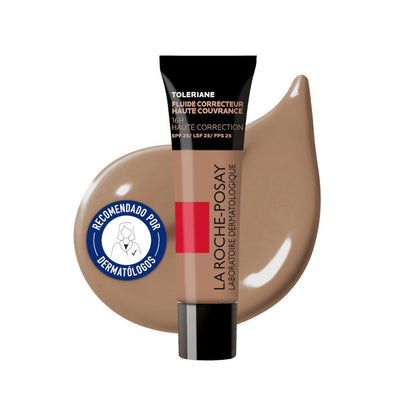 LA ROCHE POSAY Toleriane Fondo de Maquillaje Corrector Fluido 15 Dorado 30ml-1