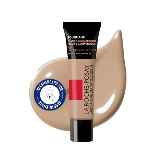 LA ROCHE POSAY Toleriane Fondo de Maquillaje Corrector Fluido 13 Sand Beige 30ml-1