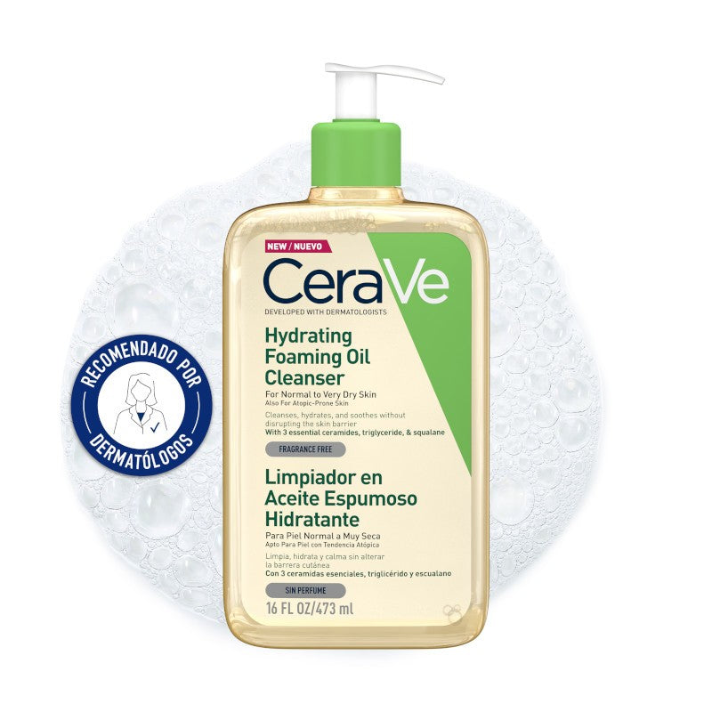 CERAVE Aceite Limpiador Espumoso 473 ml-1