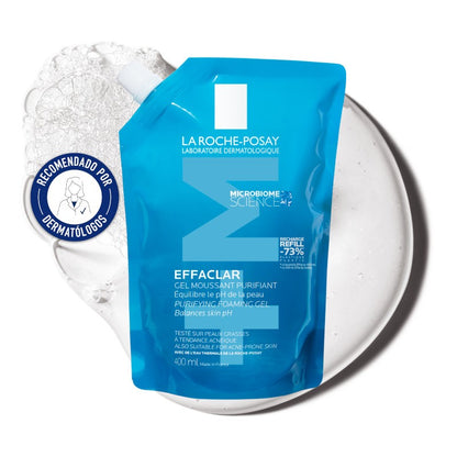 EFFACLAR Gel Purificante +M Ecorecarga Piel Grasa 400ml - La Roche Posay-1