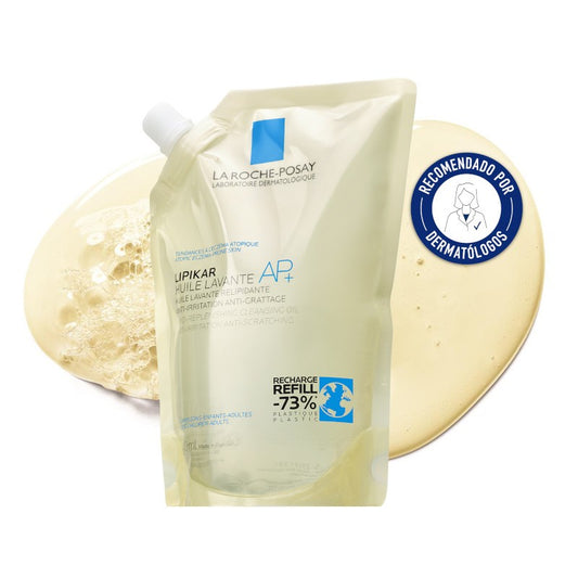 LIPIKAR Huile Nettoyante AP+ Recharge 400 ml - LA ROCHE POSAY