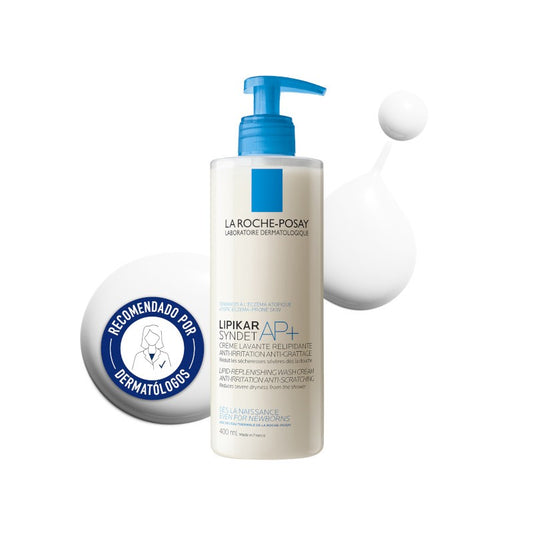LIPIKAR Syndet AP+ Gel Crème 400 ml - LA ROCHE POSAY