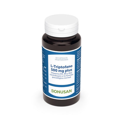 Bonusan L-Triptofano 500Mg Plus 60 Cápsulas-1