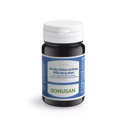Bonusan Ácido Fólico Activo 400 Mcg Plus 90 Tabletas-1
