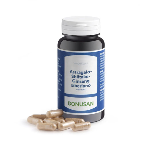 Bonusan Astragalo-Shiitake-Ginseng Siberiano 90 Cápsulas-1
