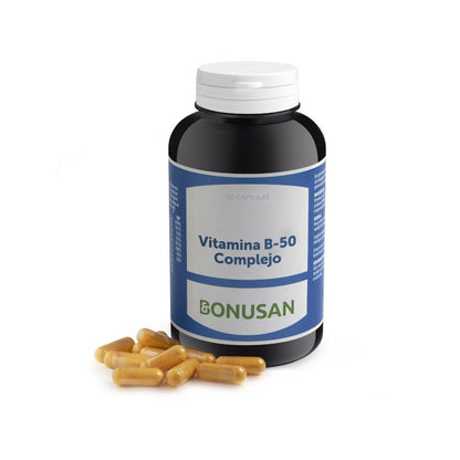 Bonusan Vitamina B-50 Complejo 60 Cápsulas-2