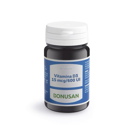 Bonusan Vitamina D3 15 Mcg / 600 Ui 90 Cápsulas De Gel-1