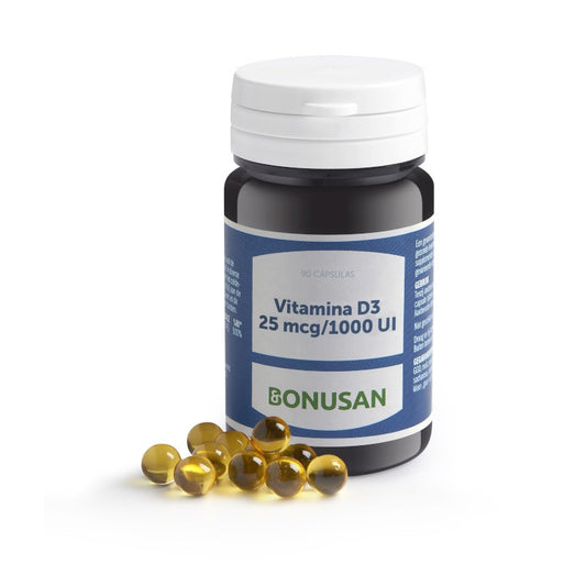 Bonusan Vitamina D3 25 Mcg / 1000 Ui 90 Cápsulas De Gel-1