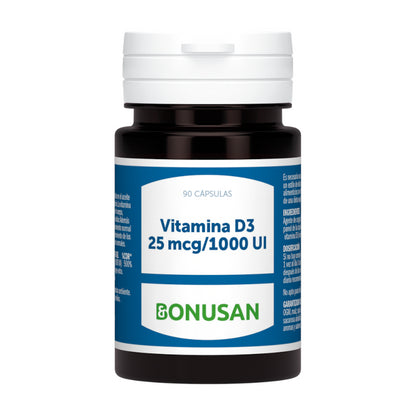 Bonusan Vitamina D3 25 Mcg / 1000 Ui 90 Cápsulas De Gel-2