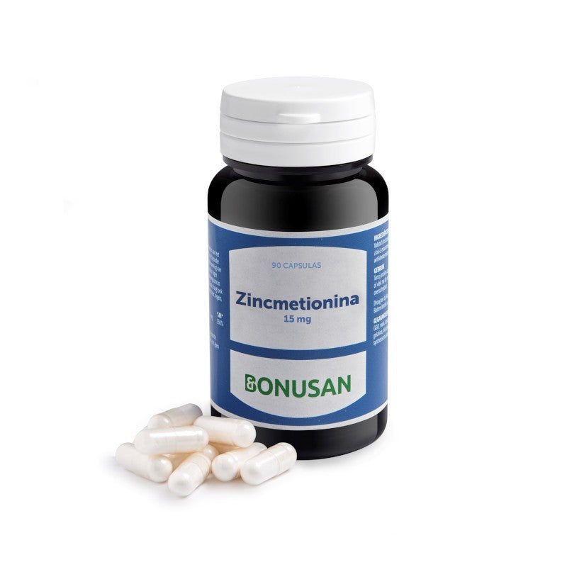 Bonusan Zincmetionina 15 Mg 90 Cápsulas-2