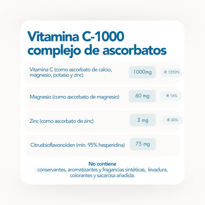 Bonusan Vitamina C-1000 Complejo De Ascorbatos 180 Comprimidos-2