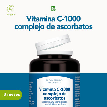 Bonusan Vitamina C-1000 Complejo De Ascorbatos 180 Comprimidos-3