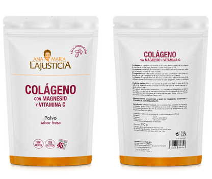 Ana María Lajusticia Collagene + Magnesio + Vit. C Gusto Fragola 350g