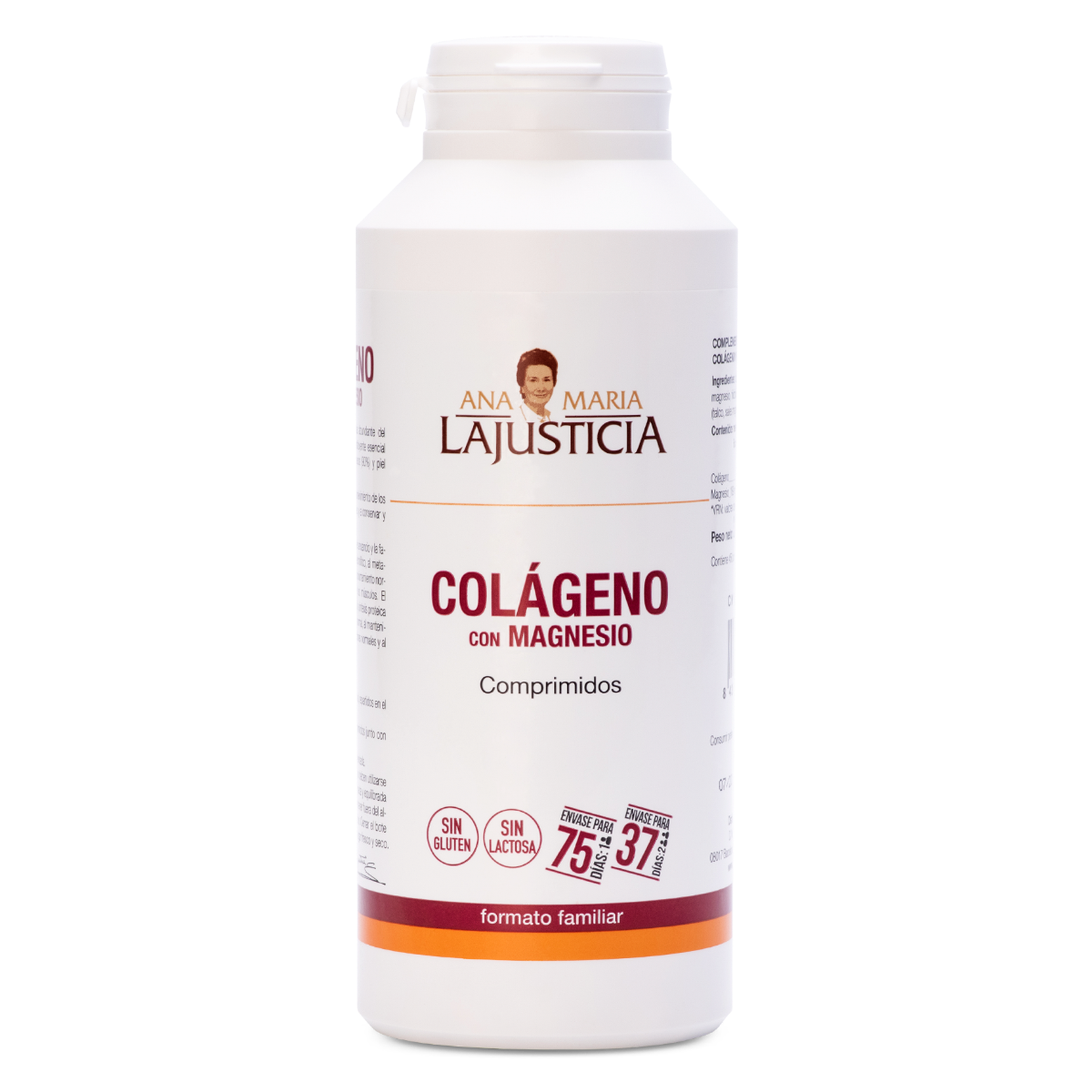 ANA MARÍA LAJUSTICIA Colágeno + Magnésio 450 comprimidos FORMATO FAMILIAR