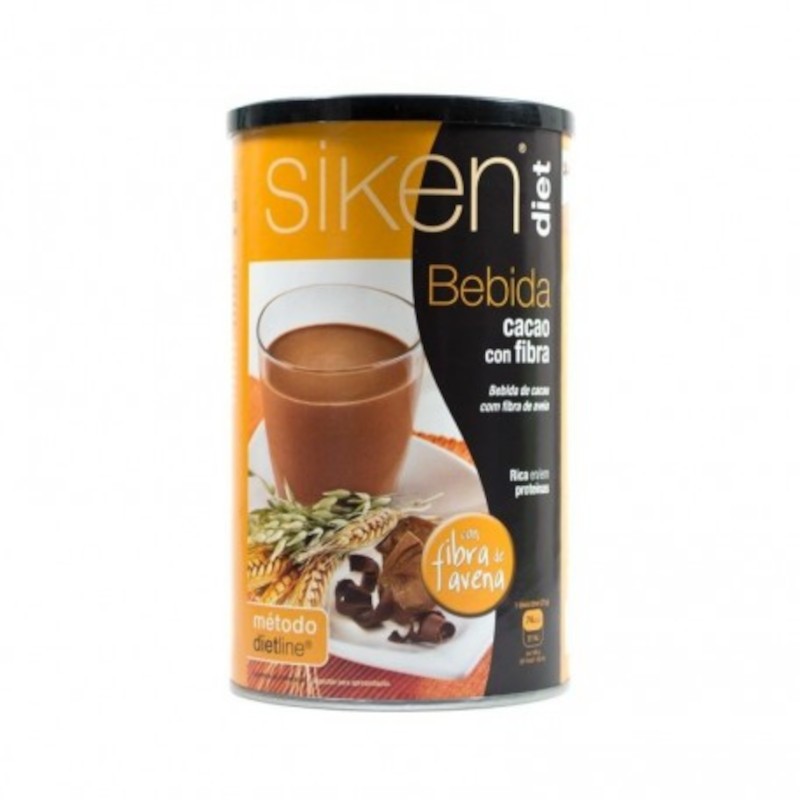 Siken Diet Bebida de Cacao con Fibra de Avena 400 g-1