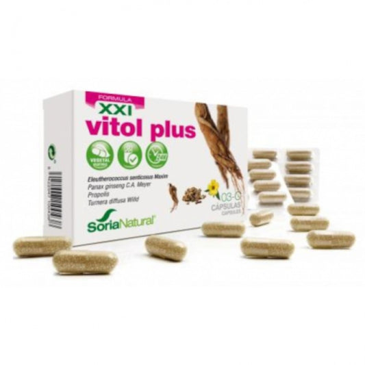 Soria Natural XXI 3-C Vitol Plus 30 Gélules