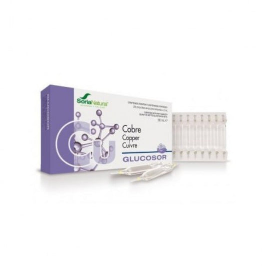 Soria Natural Glucosor Cobre 2 ml 28 Viales-1