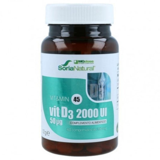 Soria Natural Vitamina D3 2000 UI 60 Comprimidos-1