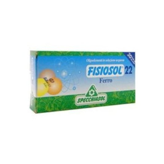 Specchiasol Fisiosol 22 Hierro 20 Ampollas-1