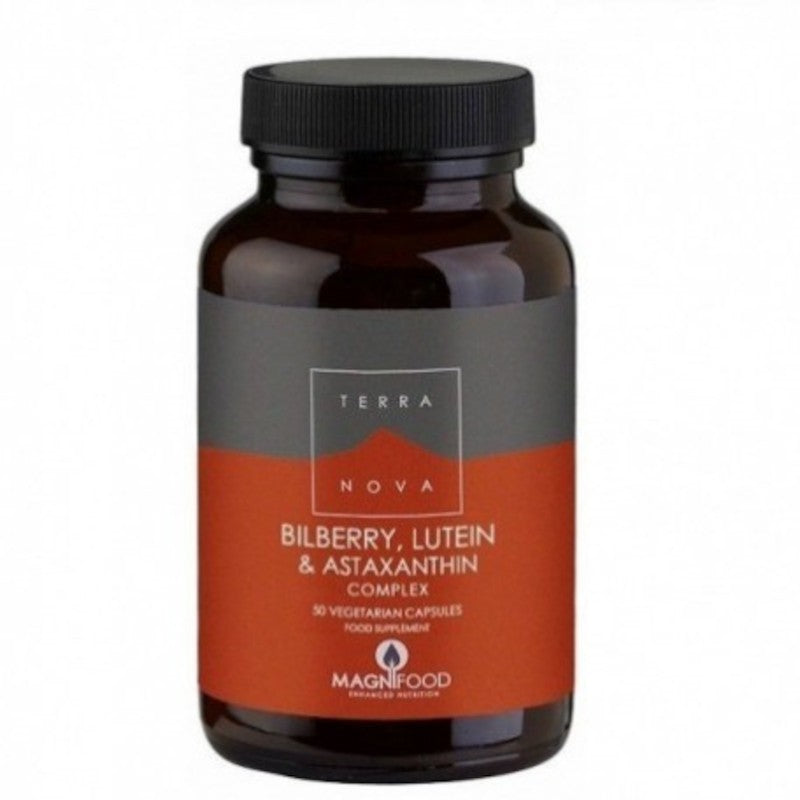 Terranova Apoyo Ocular (Mirtilo, Luteína y Astaxantina) 50 Cápsulas-1