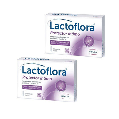 LACTOFLORA Protector Íntimo 2x20 Caps【PACK AHORRO】-1