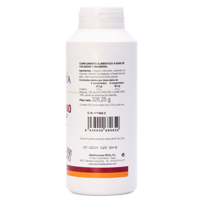 ANA MARÍA LAJUSTICIA Colágeno + Magnésio 450 comprimidos FORMATO FAMILIAR